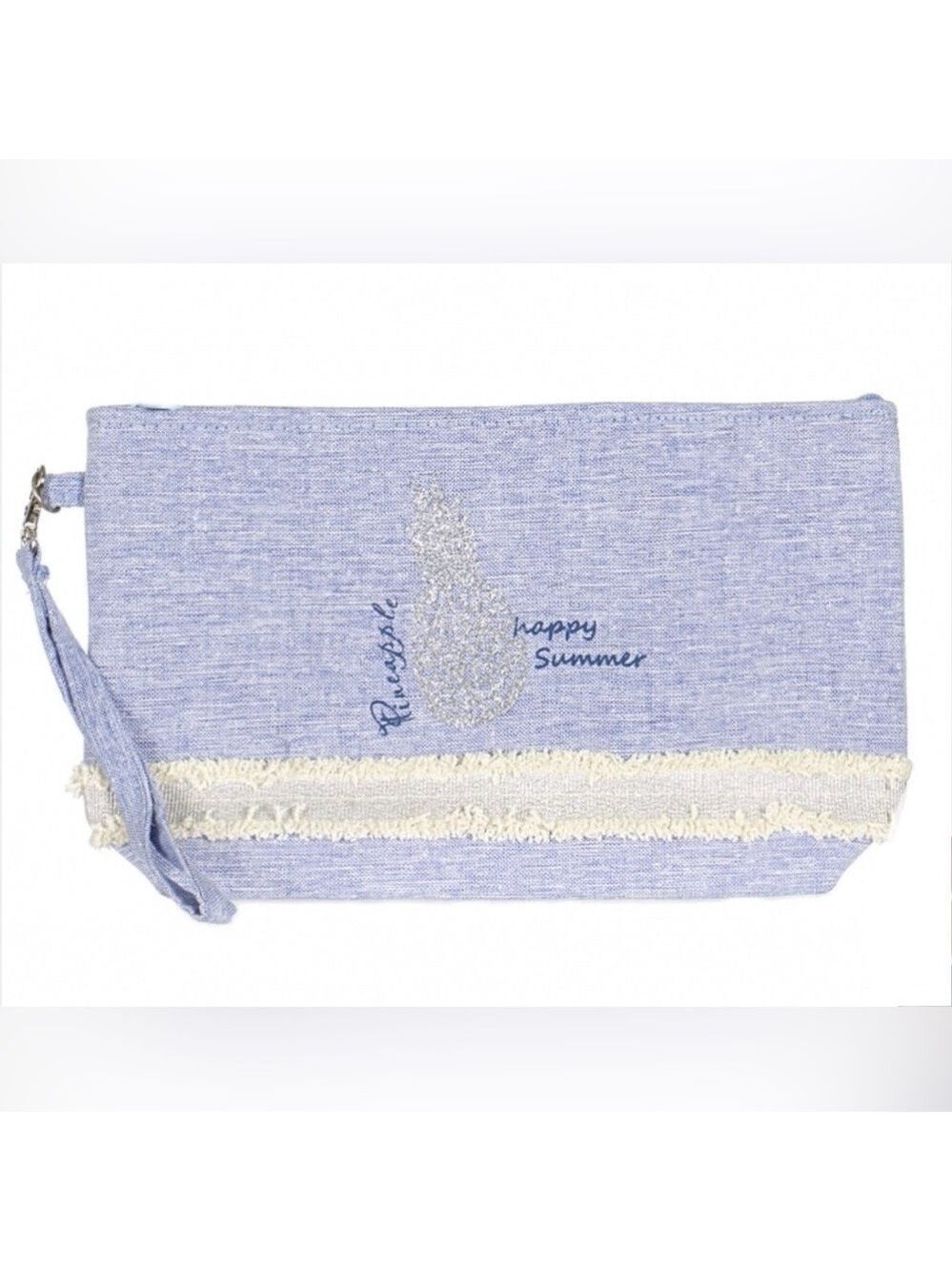 Pineapple Wristlet Beach Pouch NWT